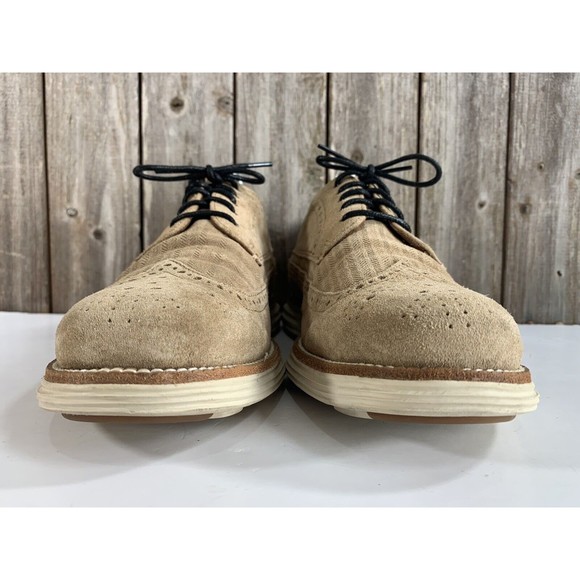 Cole Haan Grand OS Zerogrand Brown Oxford Wingtip Shoes Men's Size 8.5 C27431 - Picture 3 of 9